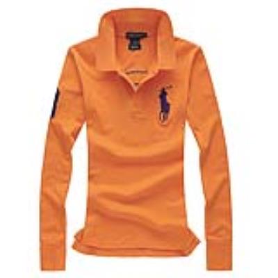 Cheap Women's ralph lauren Polo shirts long sleeves wholesale No. 992